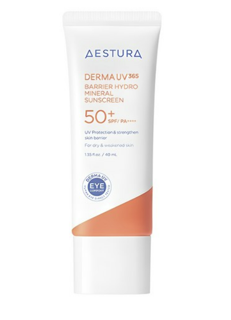 에스트라 더마UV365 장벽수분 무기자차 선크림 (40ml)